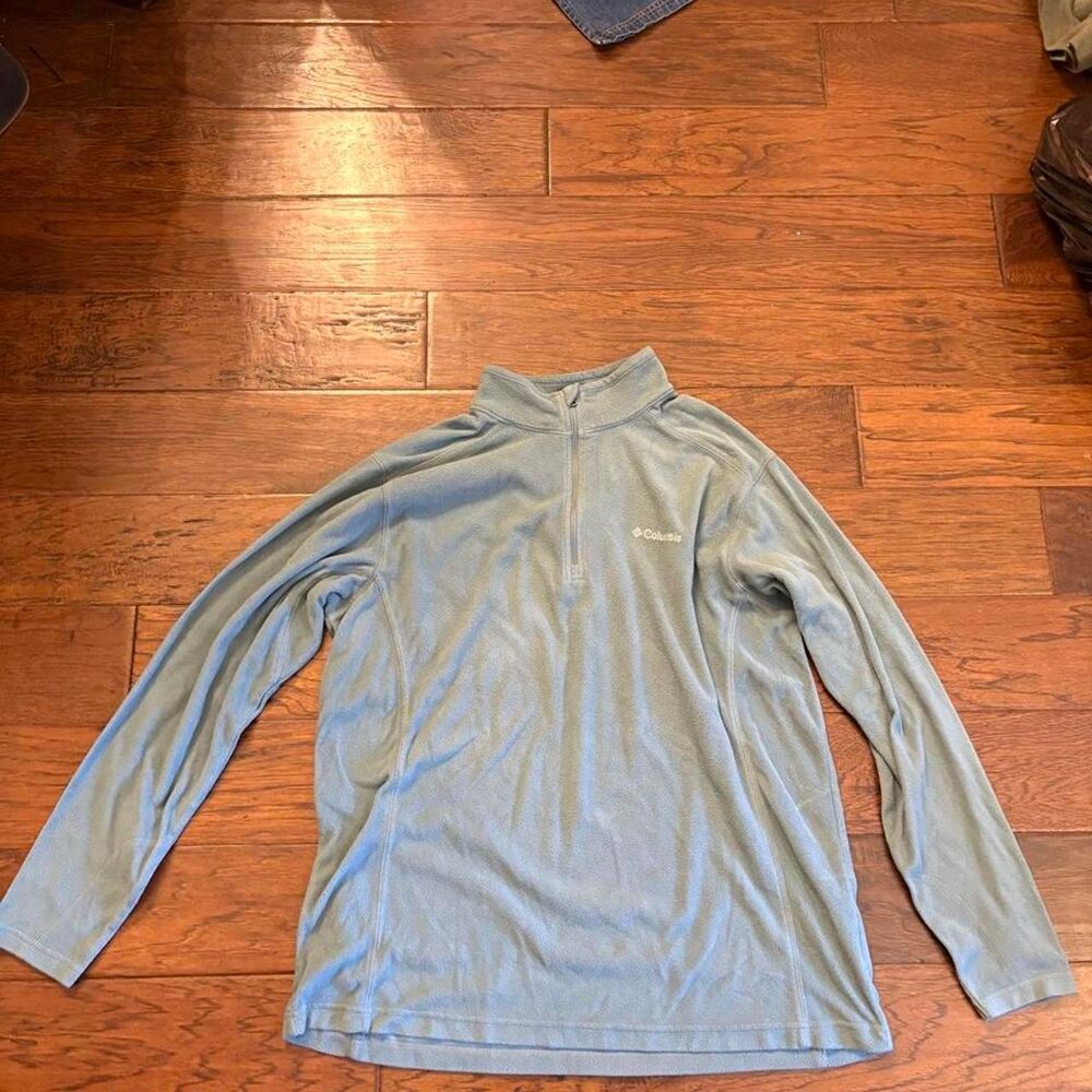 Columbia-sportswear Men's Blue and Grey Sweatshirt